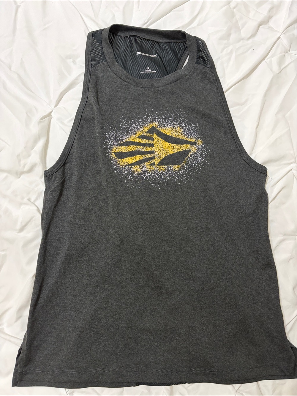 Carolina Crown Women's Charcoal Racerback Athletic/Workout Tank